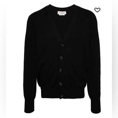 Alexander McQueen Lana Tejido Cárdigan Botón Suéter Foto 1 de 4