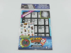 NUEVO Yo-Kai Watch Yo-Motion Serie 1 Colección Medallio Juego de Páginas de Libros - Imagen 1 de 2