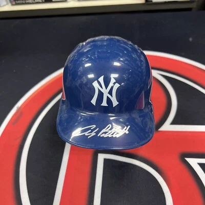 Andy Pettitte Signed New York Yankees Mini Batting Helmet Autographed Fanatics - Image 1 of 4