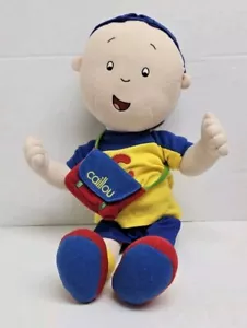 2002 Cinar Talking Calliou Plush Doll 16" PBS Kids TV Show NO BOOK - Foto 1 di 2