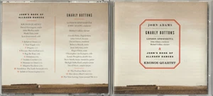 JOHN ADAMS / GNARLY BUTTONS & JOHN'S BOOK OF ALLEGED DANCES / 1998 CD ALBUM - Picture 1 of 1
