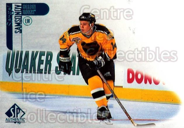 1998-99 Sp Authentic #4 Sergei Samsonov - Image 1 of 1