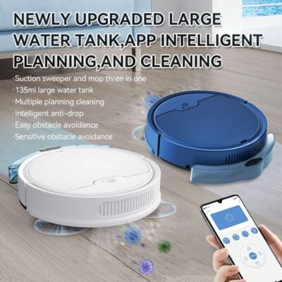 Robot Vacuum Cleaner Smart Home Sweeping Wireless Vacuuming Sweeper Cleaning Us - Image 1 of 4