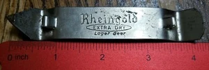 RHEINGOLD EXTRA DRY LARGER BEER CHURCH KEY 4 1/4" - Picture 1 of 2