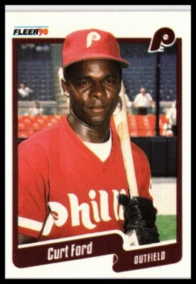 1990 Fleer #557 Curt Ford  Philadelphia Phillies - Image 1 of 2