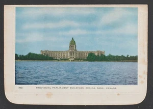 Folkard Card Regina Saskatchewan Provincial Parliament Buildings Unused - Picture 1 of 2