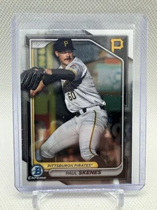 2024 Bowman Chrome Paul Skenes #BCP-125 -Pirates - Picture 1 of 2