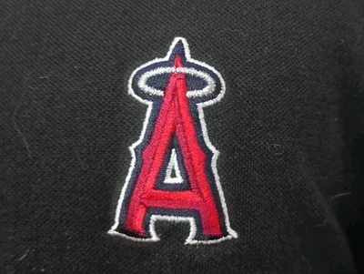 Camisa polo masculina manga curta manga curta logotipo Los Angeles Angels XXL beisebol Reebok - Imagem 1 de 4