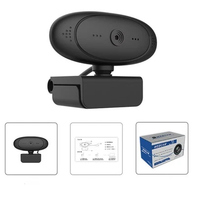 1080P Full HD USB Computer Camera With Microphone Webcam for Desktop Laptop - Image 1 of 4