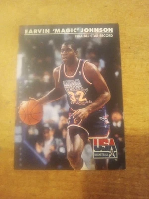 1992 Skybox USA - Magic Johnson #34 - Image 1 of 2