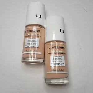 Covergirl L3 Natural Ivory TruBlend Liquid Foundation Lot 2 - Picture 1 of 4
