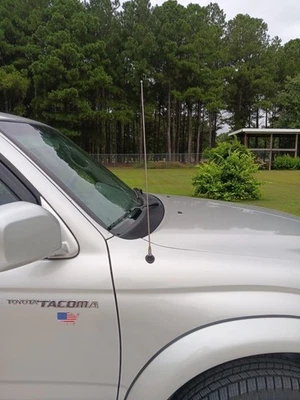 21 inch Stainless Steel Antenna Mast Power AM/FM for TOYOTA TACOMA 1995-2016 New - Image 1 of 4