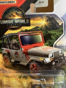 Matchbox Jurassic World Rebirth- Jeep Wrangler #18 JGL59 - Picture 1 of 10