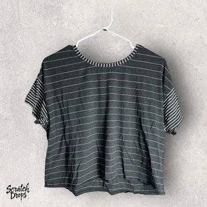 Camiseta Lululemon Top Para Mujer 12 Gris Cates Talla Grande Crew Crop Manga Corta - Imagen 1 de 3