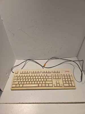 Vintage Beige Compaq Keyboard RT7A56TW  - Image 1 of 4