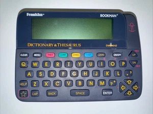 Franklin Bookman DMQ 640 Electronic Dictionary & Thesaurus - Picture 1 of 3