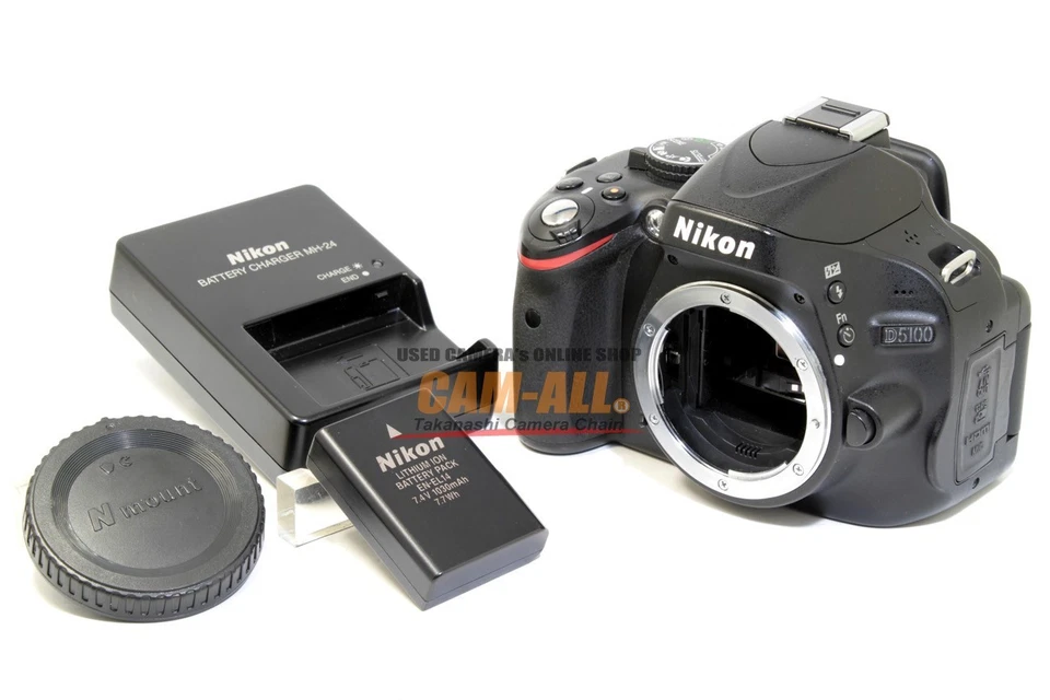 Nikon D5100 Digital SLR Camera DX-Format Black (Body Only) **Selling As-Is** - Image 1 of 4