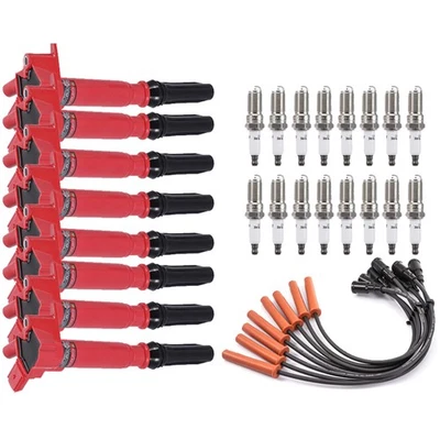 Juego de cables de bujía de bobina de encendido para Ford F150 F250 F350 Super Duty 6,2 L UF631 Foto 1 de 4