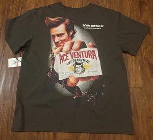 Ace Ventura Pet Detective X Shoe Palace T Shirt Jim Carey Brown M - Picture 1 of 5