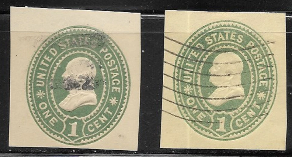 United States, #U352, & #U353  1ct Franklin, issued in 1899 - Image 1 of 1