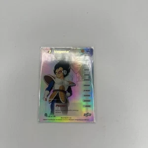Vegeta UNLIMITED Hi-Tech HOLO FOIL Rare 184 LV1 DBZ TCG Dragon Ball Z - Picture 1 of 7