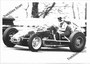 Roger McCluskey Sprint Car Racing at Salem Indiana 1963 foto originale 5x7 (082) - Foto 1 di 1