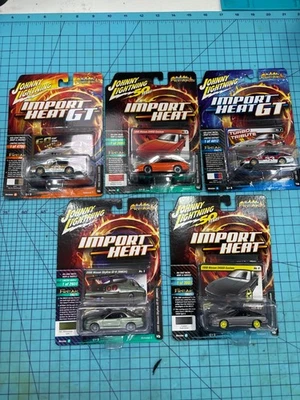 Johnny Lightning импорт тепла + GT редкий лот из 5 nissan - Изображение 1 из 4
