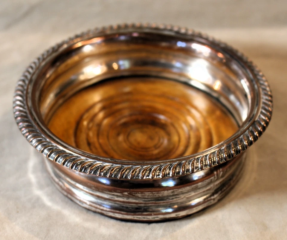 Montanha-russa de vinho antiga do período da regência inglesa Sheffied c. 1825 - Imagem 1 de 4