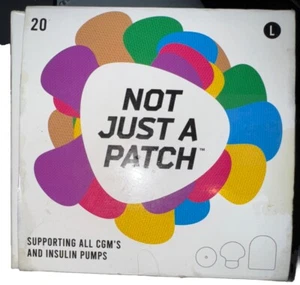 20 Not Just A Patch CGM Sensor Patches Large Neu in OVP - Bild 1 von 2