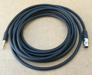 Mini micrófono estéreo diminuto XLR hembra a 3,5 mm con cable Mogami de 1 FT-25 FT audio auxiliar - Imagen 1 de 3