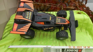 Rc Auto Renn Wagen -Black Mamba- Fa. Nikko ca 38 cm lg - Bild 1 von 12