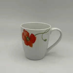 Tabletops Unlimited Gallery Mohn Kaffee Tee Schokolade Becher (n) Orange Blume - Bild 1 von 3