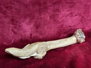 Wooden Lizard Gecko Hand Carved Intricate Detailing Length 10.75 Inches - Picture 1 of 9