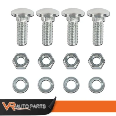 4X New Stainless Capped Round Head Bumper Bolts Fits Ford 7/16-14 x 1-1/4" Foto 1 de 4