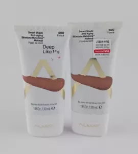 2 PACK ALMAY SMART SHADE SKINTONE MATCHING DEEP LIKE ME BLEND TO REVEAL 500 - Picture 1 of 7