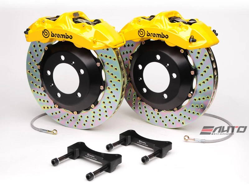 Taladro Brembo Freno Delantero GT 6 Pistones Amarillo 355x32 BMW E36 M3 Z3 M Cupé Roadster Foto 1 de 1
