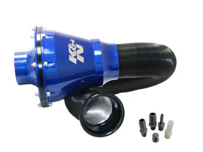 K&N Blue Apollo Universal Cold Air Intake Induction Kit With Air Box & Filter - Image 1 of 2