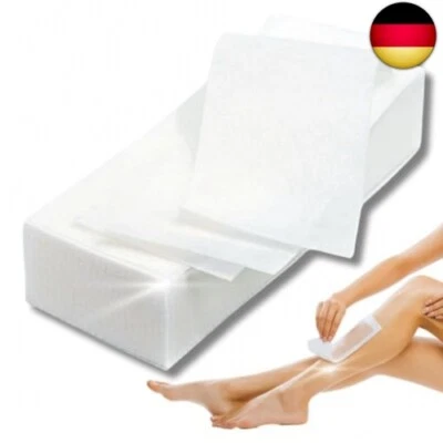 LALILL Vliesstreifen 100 Stück für Wachs - Vlies Streifen für die Haarentfernung mit Wa