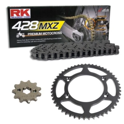 Комплект цепей Kawasaki KLX 125 A 03-06 RK 428 Mxz 122 открытые 14/51 - Изображение 1 из 4
