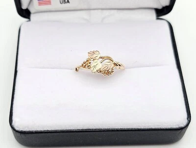 10K Black Hills Gold Ladies Ring w Grape Cluster Size 7 - FAST SHIPPING - Image 1 of 4