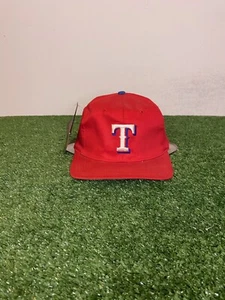 Vintage Texas Rangers hat cap snap back new red 90s mens Competitor baseball - Picture 1 of 9