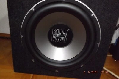 Raveland 30cm 12" Bassreflex Subwoofer incl. RTO 4 Kanal 600 Watt Verstärker OVP - Bild 1 von 4