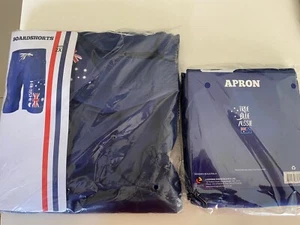 NEW & TAG AUSTRALIA STYLE BOARD SHORTS MEN 2XL & TRUE BLUE AUSSIE APRON GIFT SET - Picture 1 of 6