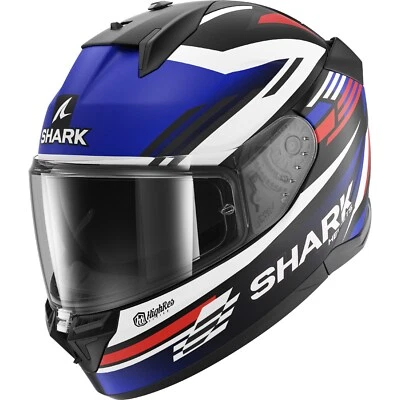 Shark D-SKWAL 3 Firstlap Motorradhelm (Schwarzmatt/Blau/Rot) Gr: M (57) - Bild 1 von 4