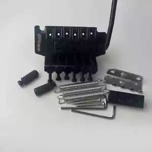 Wilkinson WODL1 6 string guitar double locking tremolo bridge 42mm R2 nut black - Picture 1 of 13
