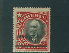 Liberia 1915-6,  "one ct." overprint on 2c Barclay,  RARE stamp $$$ #155