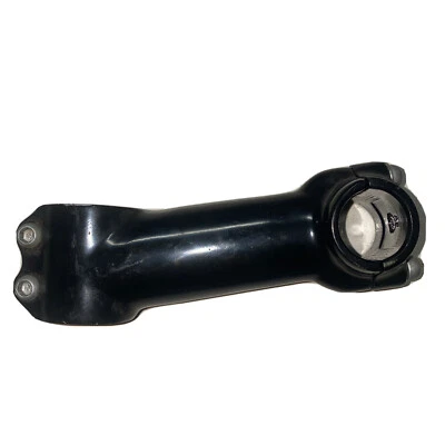 Bicycle bike stem 110mm +/-10 degree 25.4mm 1 1/8th” Black, Bolts Included - Image 1 of 4