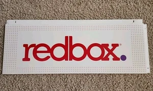 REDBOX RENTAL KIOSK METAL SIGN 3FT COLLECTIBLE DVD BLURAY MOVIE CASE PARTS #2 - Picture 1 of 7