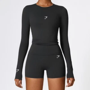 Gymshark Yoga Secado Rápido Ejercicio Body Levantamiento de Cadera Pantalones Cortos para Correr - Imagen 1 de 24