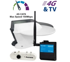 Sistema Wi-Fi Maxview Roam COMBO50 4g blanco con antena de TV terrestre incorporada - Imagen 1 de 5